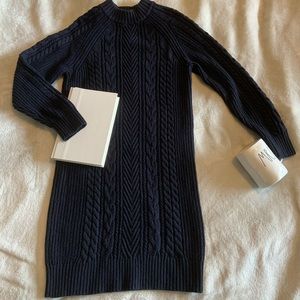 ❄️ Cable Knit Sweater Dress